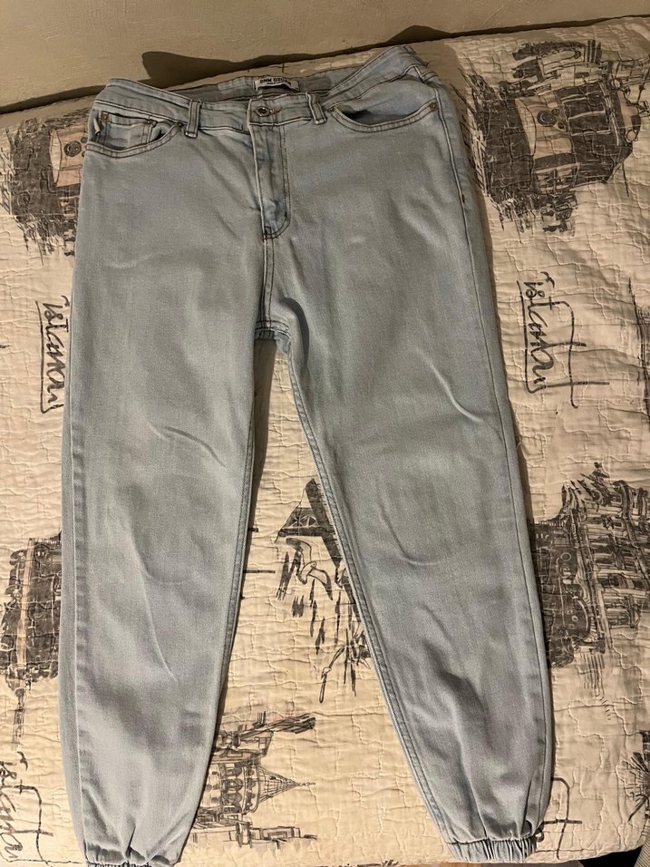 mavi erkek Kot Pantolon - Görsel 2