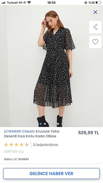 44 Beden Lcw elbise