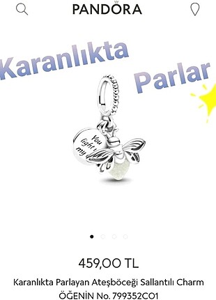 Karanlıkta Parlayan Ateşböceği Charm