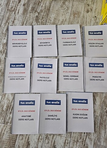 Tusanaliz tus kitapları tam set