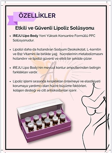  Beden Renk İreju lipoliz