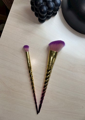 Renkli Unicorn Makyaj Fırçası Seti - Görsel 5