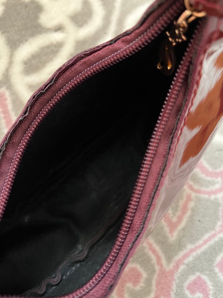 Bordo Parlak  Kadın Çanta - Görsel 3