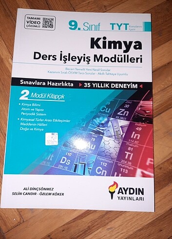 9.sınıf kimya aydın yayınları ders işleyiş modülleri 