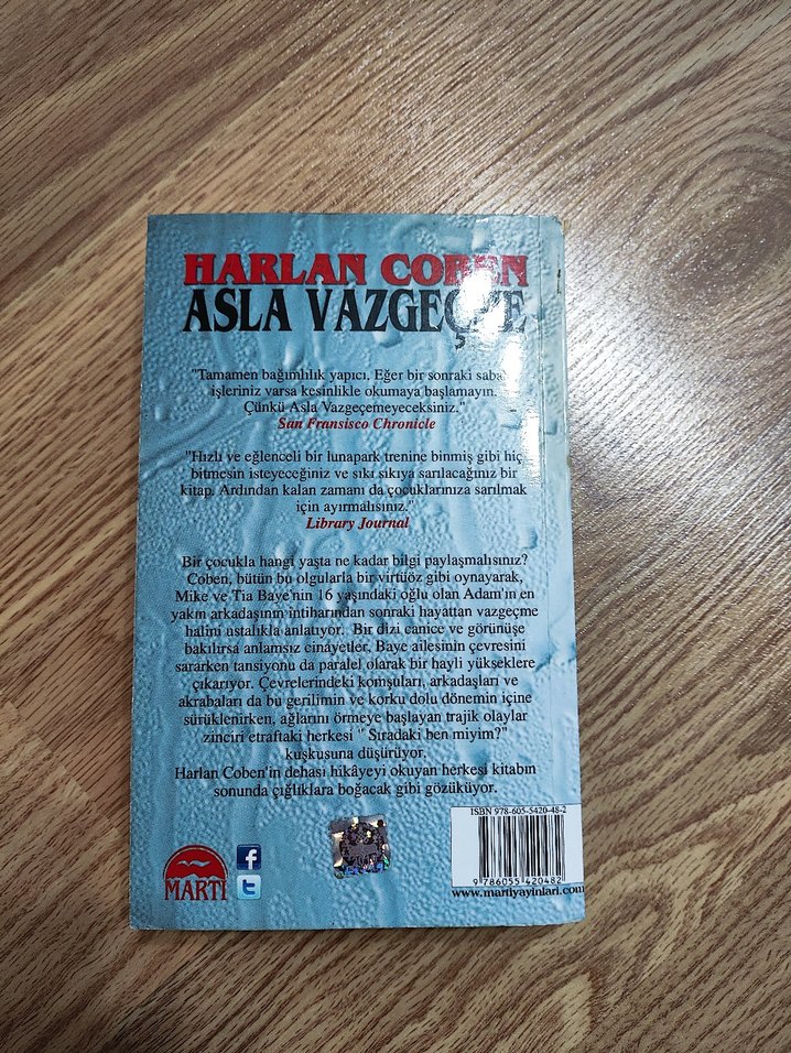 Harlan Coben - Asla Vazgeçme Romanı - Görsel 2