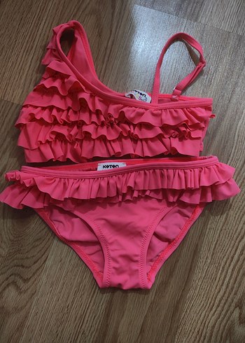Kız Çocuk Fırfırlı Bikini