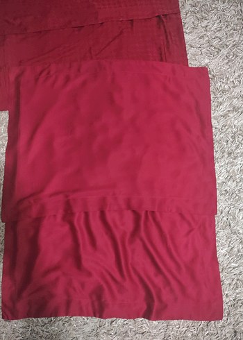 Koyu Kırmızı Kareli Nevresim Takımı - Görsel 6