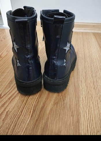 Kız Çocuk Lacivert Lastik Bot - Görsel 2