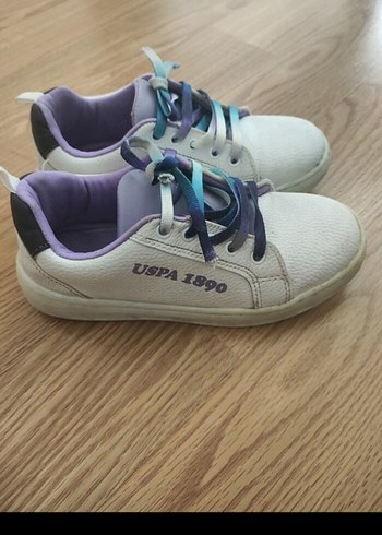 Kız Çocuk Mor Bağcıklı Spor Ayakkabı - Görsel 2