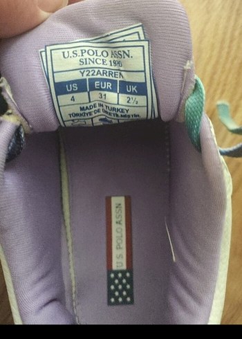 Kız Çocuk Mor Bağcıklı Spor Ayakkabı - Görsel 5