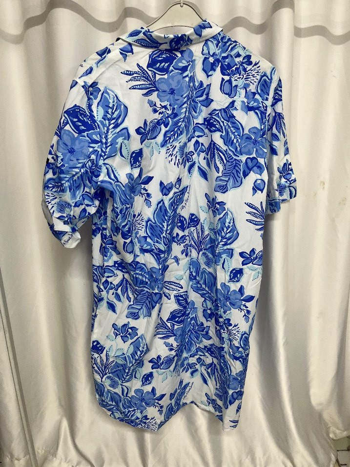 Mavi Desenli Bohem Kadın Gömlek - Görsel 2