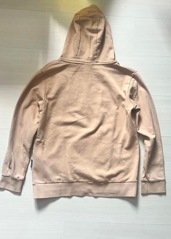 Bej Kapüşonlu erkek Sweatshirt - Görsel 2