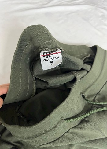 Kemerli Koyu Yeşil Erkek Outdoor Eşofman Altı - Görsel 4