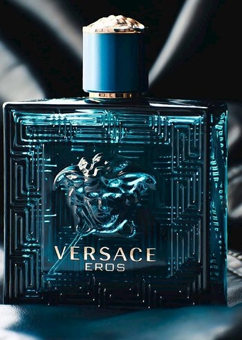 Versace Eros Erkek Parfümü Mavi Parlak Şişe - Görsel 2