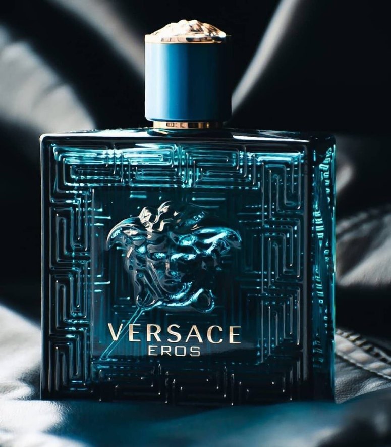 Versace Eros Erkek Parfümü Mavi Parlak Şişe - Görsel 2