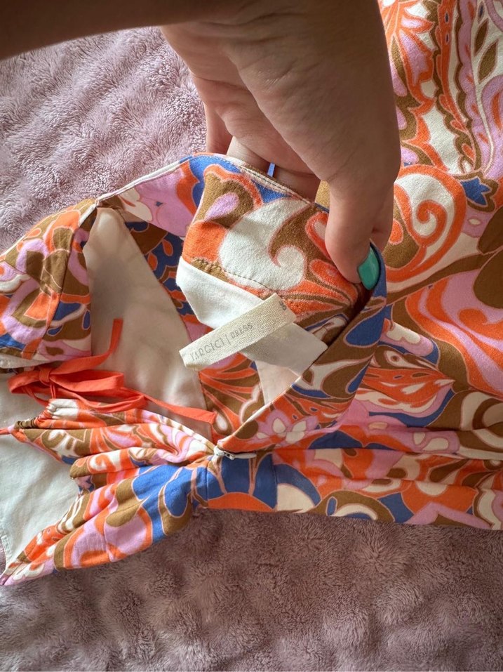 Bohem Çok Renkli Uzun Askılı Elbise Yargici - Görsel 4