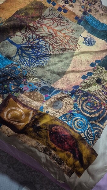 İpek eşarp - Görsel 6