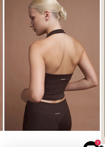 Kahverengi seseh üst - Görsel 2