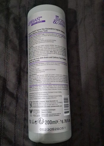  Beden Biotin & Kafein İçeren Saç ve Saç Derisi Toniği