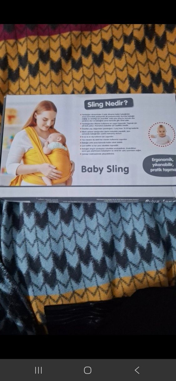 Duux %100 Pamuk Bel Destekli Bebek Slingi - Görsel 4