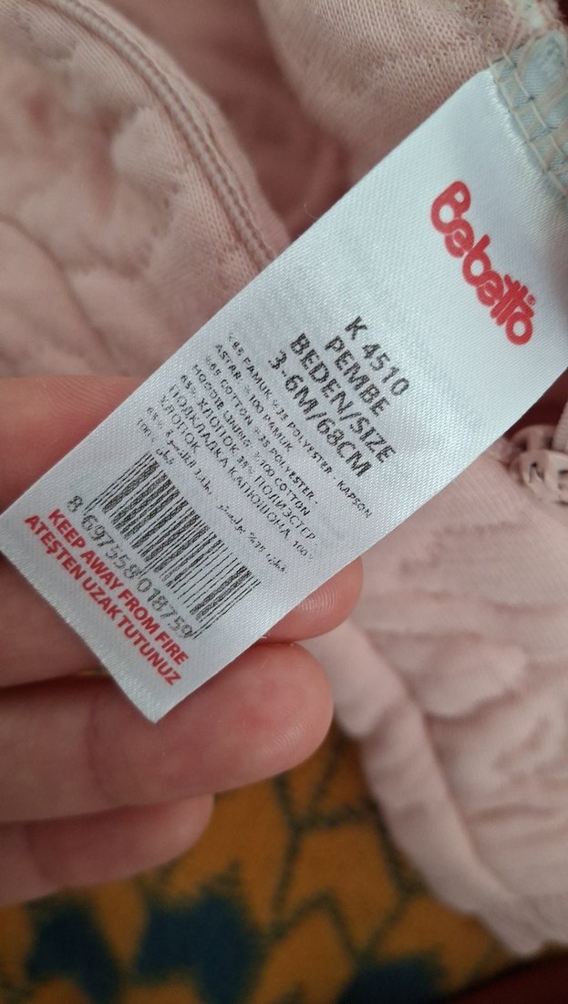 Kapüşonlu Pembe  Bebek Tulumu - Görsel 5