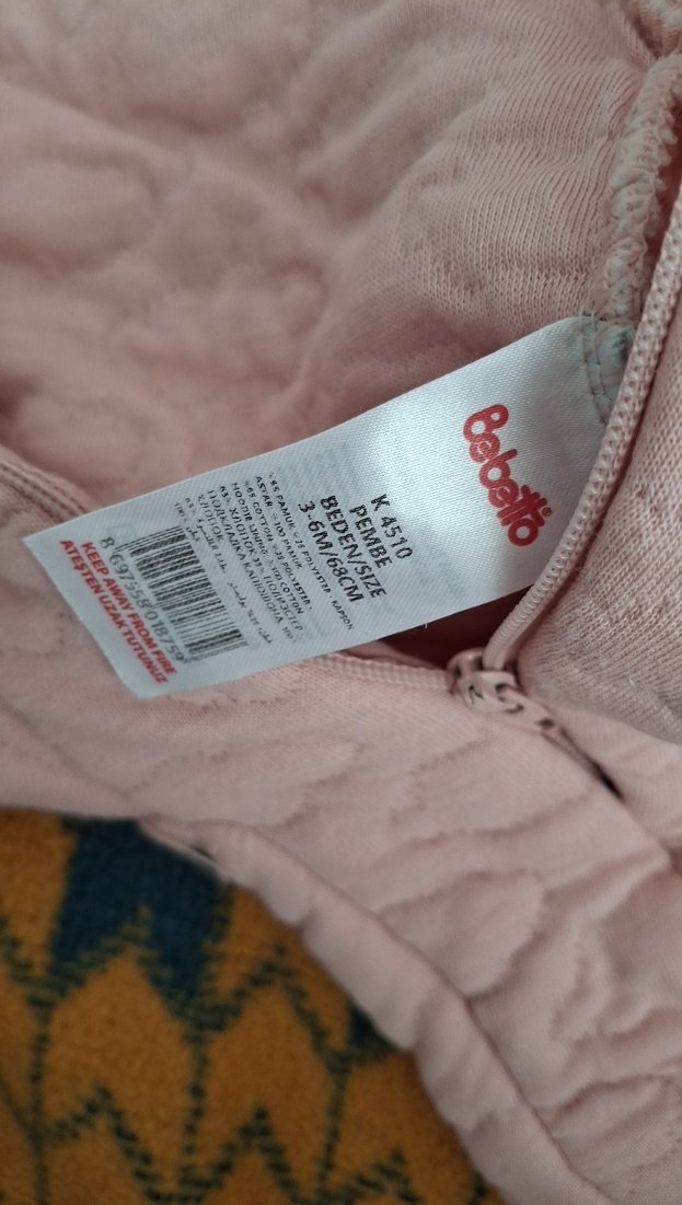 Kapüşonlu Pembe  Bebek Tulumu - Görsel 4