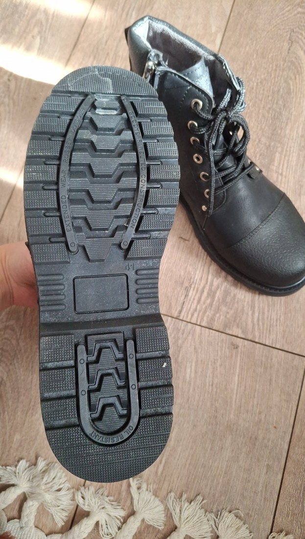 Siyah Bağcıklı Erkek Biker Bot - Görsel 4