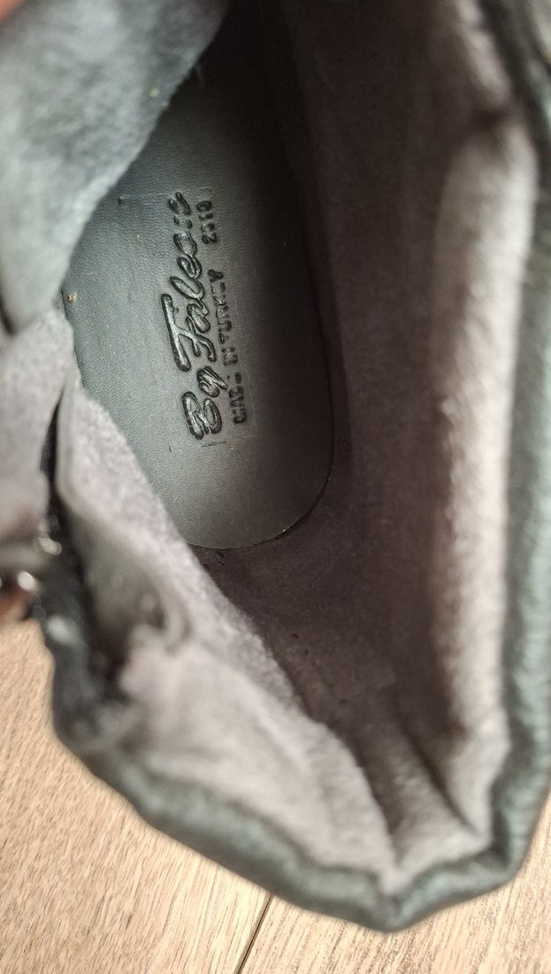 Siyah Bağcıklı Erkek Biker Bot - Görsel 2