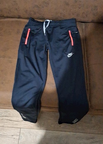 Nike Siyah Fermuarlı Eşofman Altı