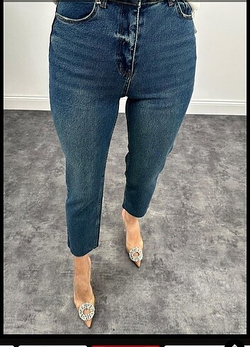 Zara Zara mom jean kot pantolon 