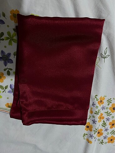 Bordo parlak şal
