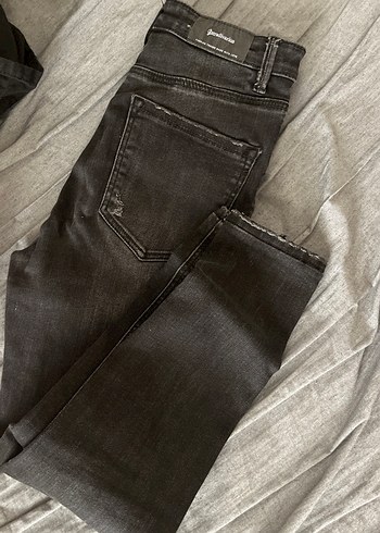 Stradivarius Gri Skinyy Fit Kadın Denim Pantolon