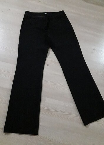 38 Beden siyah Renk Siyah kumaş pantolon 