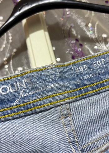 Colins Yırtık Mavi Kadın Kot Pantolon - Görsel 2