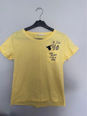 lcw sarı t-shirt