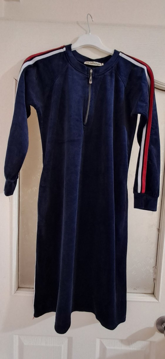 Kadın Uzun Kollu Lacivert Spor Elbise - Görsel 2