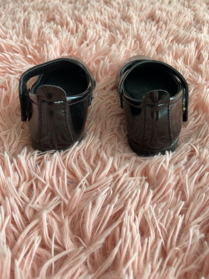 Siyah Kız Çocuk Babet Ayakkabı Ebebek - Görsel 3