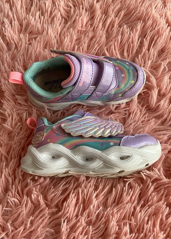 Kız Çocuk Mor Günlük Spor Ayakkabı Skechers - Görsel 3