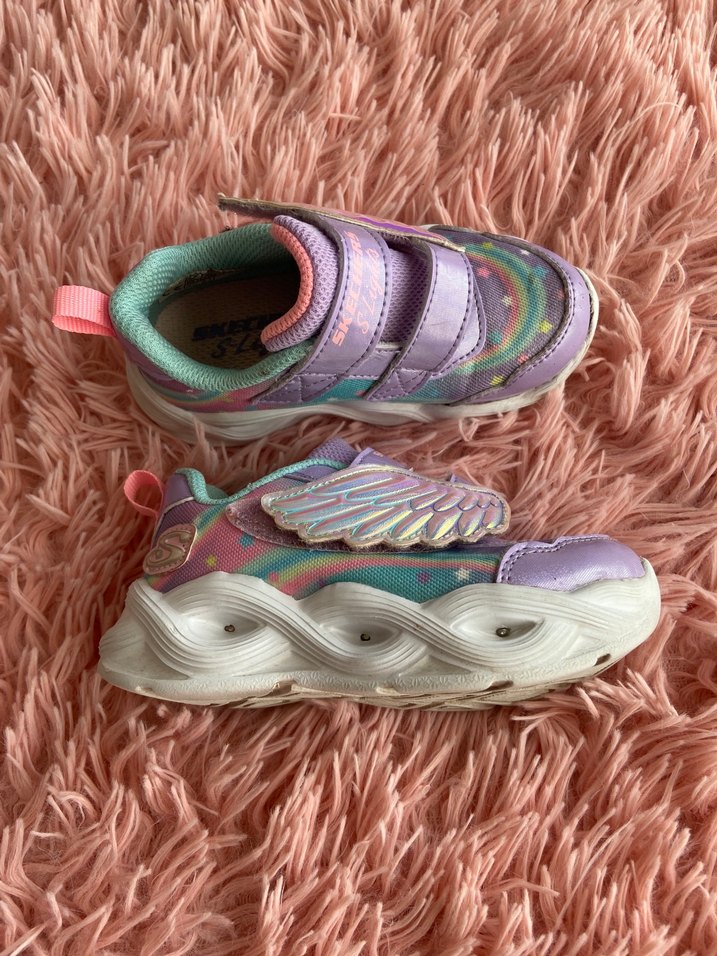 Kız Çocuk Mor Günlük Spor Ayakkabı Skechers - Görsel 3