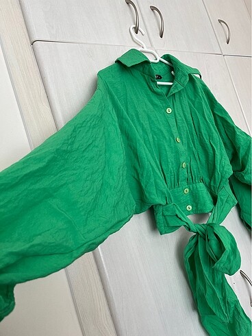 m Beden yeşil Renk Gömlek