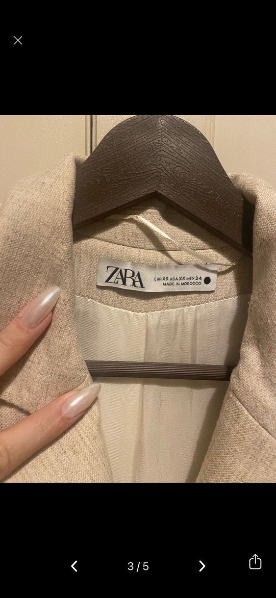 Bej Mini elbise - Görsel 2