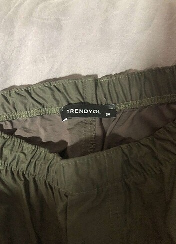 xs Beden Haki Paraşüt pantolon 