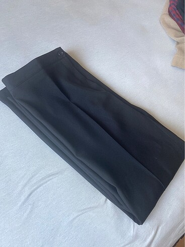 44 Beden siyah Renk Siyah Klasik kumaş Pantolon