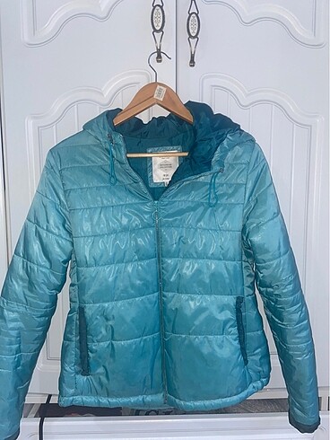 Bershka Mavi Bershka şişme mont