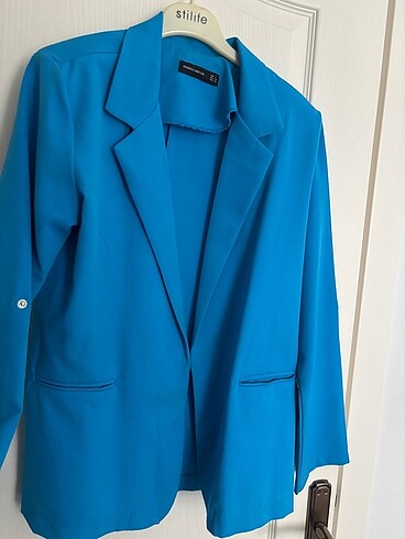 l Beden mavi Renk Blazer