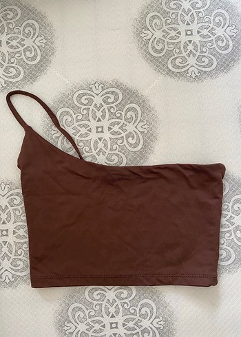 Kadın Kahverengi Tek Askılı Bralet