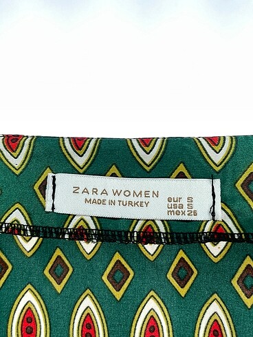 s Beden yeşil Renk Zara Kısa Elbise %70 İndirimli.
