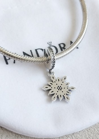Beden mavi Renk IŞILTILI KAR TANESİ SALLANTILI CHARM
