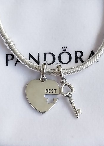 Pandora BEST FRİENDS ANAHTAR KALP CHARM