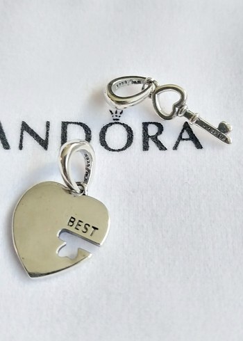 Beden BEST FRİENDS ANAHTAR KALP CHARM